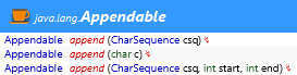 java.lang.Appendable