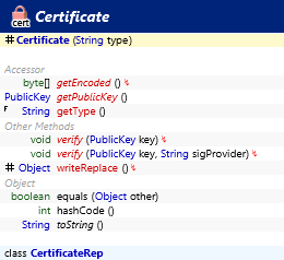 java.security.cert.Certificate