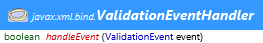 javax.xml.bind.ValidationEventHandler