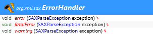 org.xml.sax.ErrorHandler