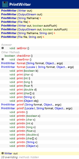 java.io.PrintWriter