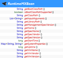 java.lang.management.RuntimeMXBean