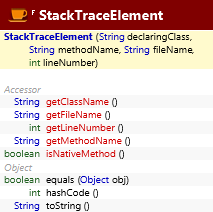 java.lang.StackTraceElement