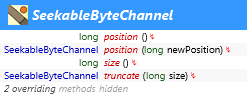 java.nio.channels.SeekableByteChannel