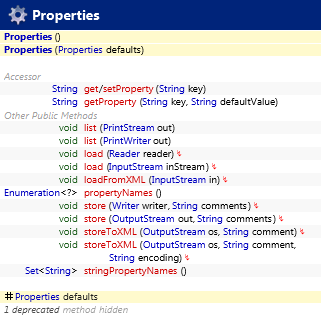 java.util.Properties