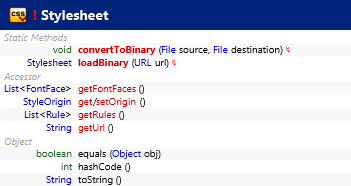 javafx.css.Stylesheet