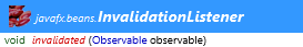 javafx.beans.InvalidationListener