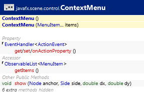 javafx.scene.control.ContextMenu